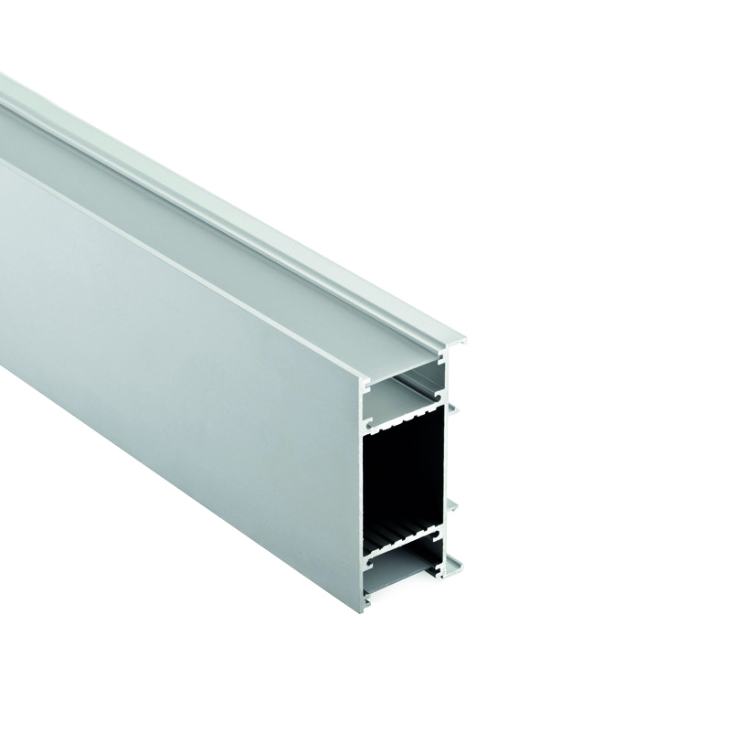 ACA LIGHTING PROFILES P49N - NIC UP-DOWN ALUMINUM PROFILE WITH OPAL PC DIFFUSER 2m/pc