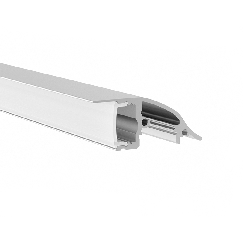 ACA LIGHTING PROFILES P62N - HID ALUMINUM PROFILE P62N WITH OPAL PC DIFFUSER 2m/pc