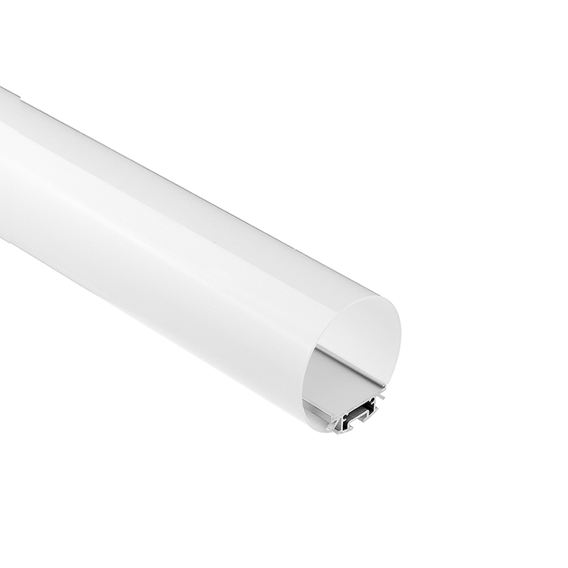 ACA LIGHTING PROFILES P66U - VELOR MINI ALUMINUM PROFILE WITH PC OPAL DIFFUSER Φ60 2m/pc