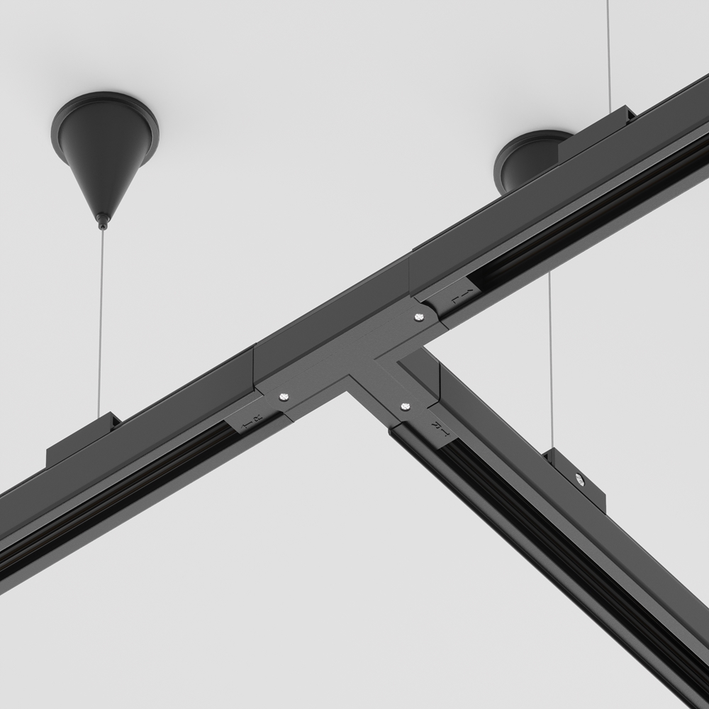 MAYTONI TRA005CT-31B-R АКСЕСОАР ЗА РЕЛСОВА СИСТЕМА 3 ФАЗНА РЕЛСОВА СИСТЕМА ЧЕРЕН