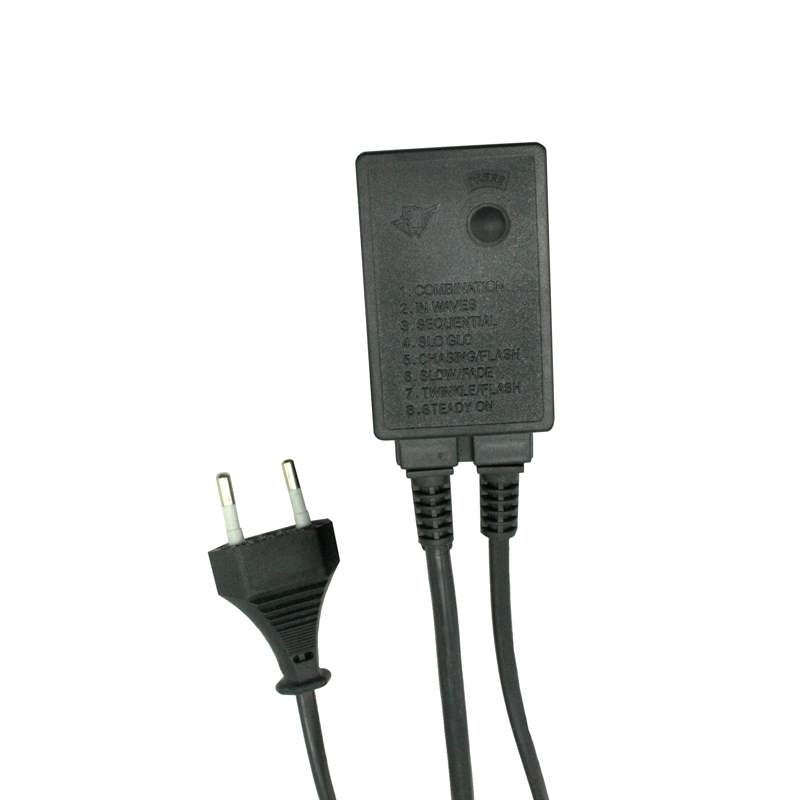 ACA LIGHTING CHRISTMAS RC3W50MBB CONTROLLER FOR 3-WIRE MICROBULBS ROPE LIGHT, MAX 50m IP20, 1.5m