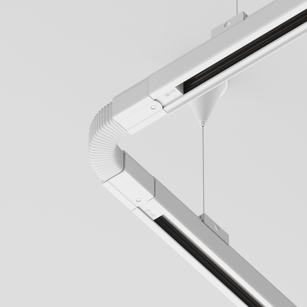 MAYTONI TRA005CF-31W АКСЕСОАР ЗА РЕЛСОВА СИСТЕМА 3 ФАЗНА РЕЛСОВА СИСТЕМА БЯЛ