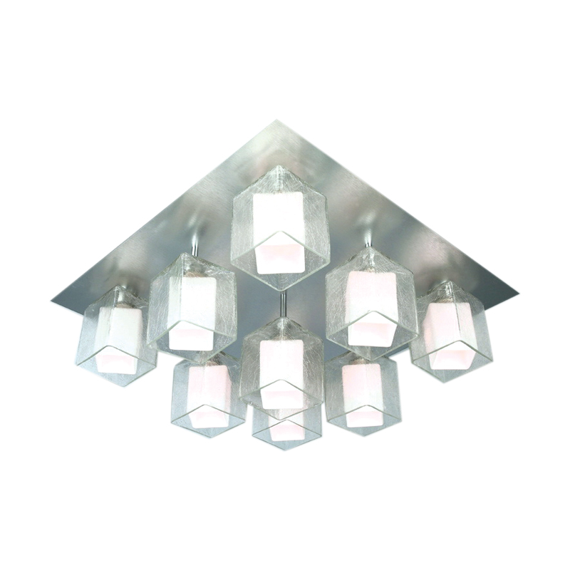 ACA LIGHTING CHRISTMAS SILVIMX0307019A NETTO # CEILING LAMP 9X40W E14 SILVI