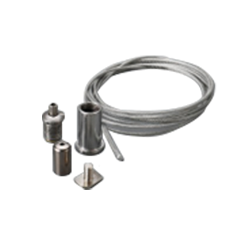 ACA LIGHTING PROFILES SW210 - HANGING KIT FOR PROFILES WITH 1PC STEEL WIRE 2M & INSTALLATION ACCESSORIES