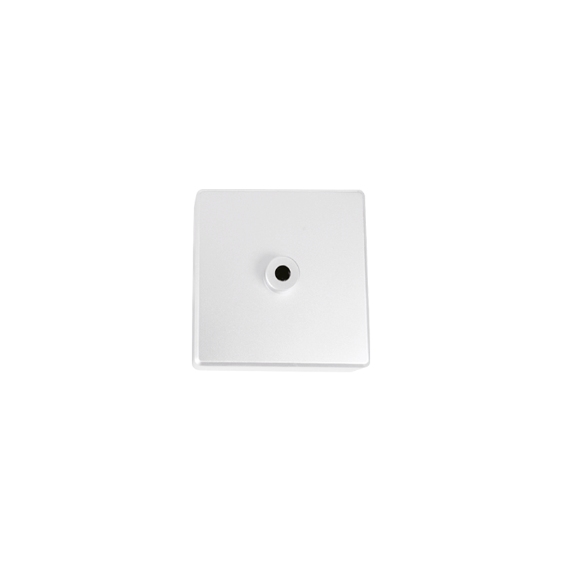 ACA LIGHTING PROFILES TBW - SQUARE WHITE PLASTIC CEILING TERMINAL BOX