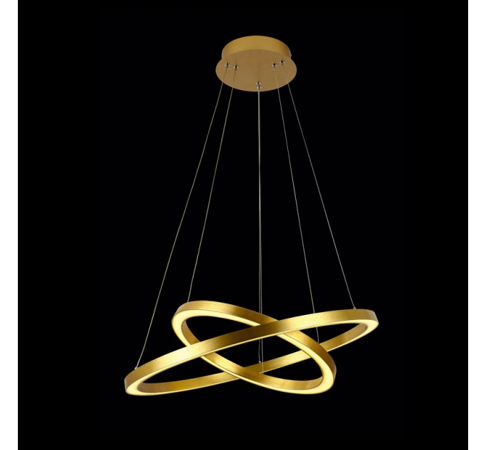 LIGHTEX LED ПОЛИЛЕЙ TEA ВИСЯЩ 60W 2700K 4200LM 600X1200ММ ЗЛАТО LIGHTEX