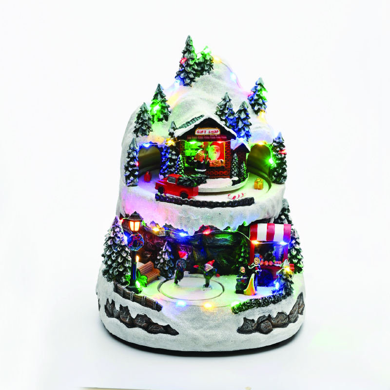 ACA LIGHTING CHRISTMAS X0349 LED MULTIC. CAR KIDS MOVEM. MUSIC ADAPT:4.5V BATT:3XAA (NOT INCL) 25*26,5*32cm