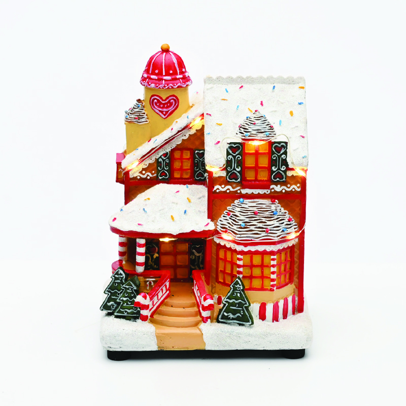 ACA LIGHTING CHRISTMAS X0359 LED MULTIC CANDY HOUSE MUSIC ADAPT:4.5V (NOT INCL) BATT:3XAA (NOT INCL) 14*11*18,5cm