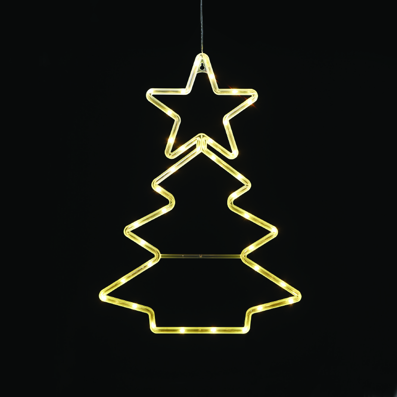 ACA LIGHTING CHRISTMAS X04361306 "PLASTIC XMAS TREE" 36 LED WW BATTERY (3ΧΑΑ)/USB, IP20, 32*0.5*44.5