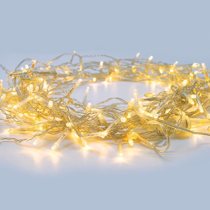 ACA LIGHTING CHRISTMAS X0620112 20LED STRING LIGHTS BATTERY (2xAA), WW STEADY,IP20, 190+30cm, TRAN/RENT LEAD CABLE
