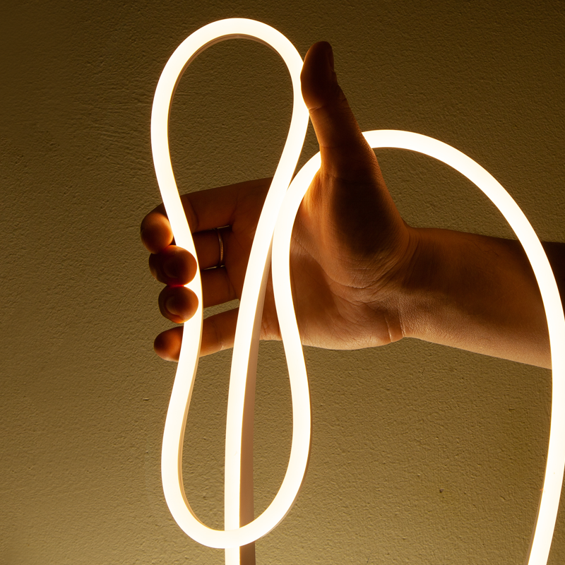 ACA LIGHTING CHRISTMAS X08541411 100LED/M LED NEON ROPE LIGHT WARM WHITE STEADY SINGLE SIDE 50m IP44 1.5m CABLE WITH 3 SETS PLUG,CONNECTORS & END CAPS