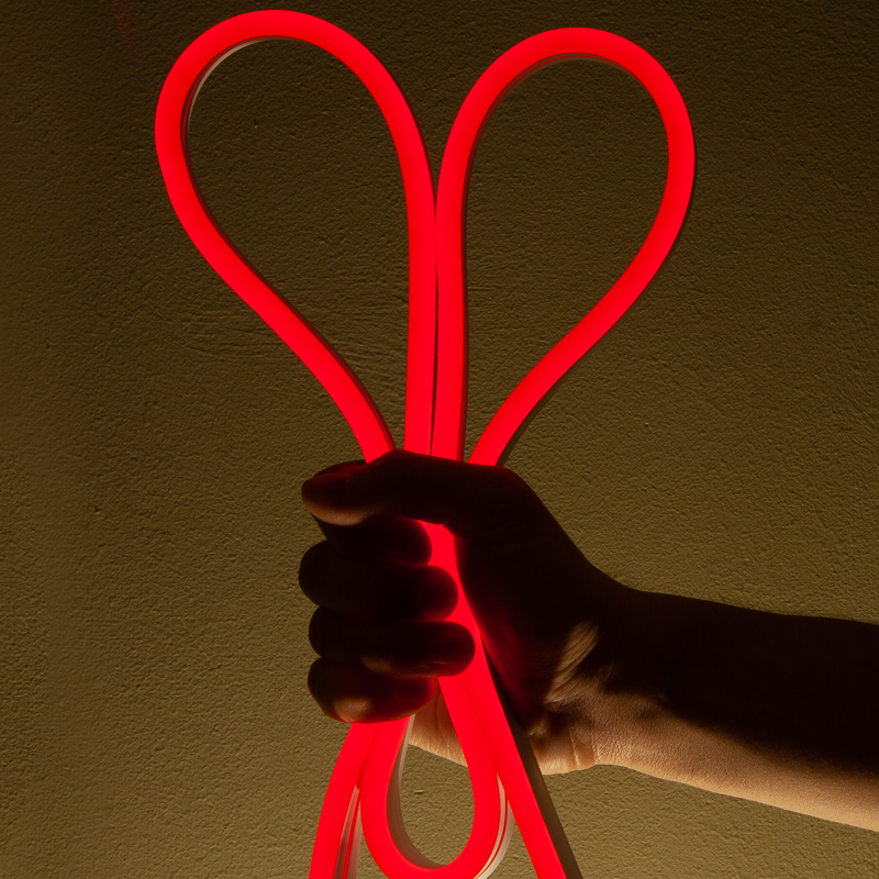 ACA LIGHTING CHRISTMAS X08544411 100LED/M LED NEON ROPE LIGHT RED STEADY SINGLE SIDE 50m IP44 1.5m CABLE WITH 3 SETS PLUG,CONNECTORS AND END CAPS