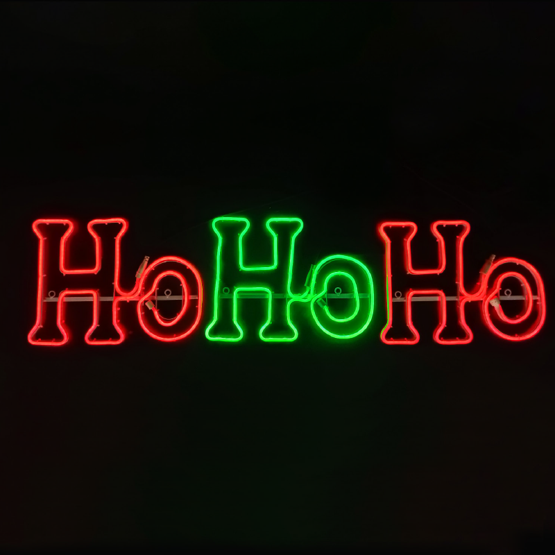 ACA LIGHTING CHRISTMAS X08750356 HOHOHO 750 DOUBLE NEON LED ROPE LIGHT 7,5m GREEN & RED FLASH IP65 133*30cm 1.5m LEAD CABLE