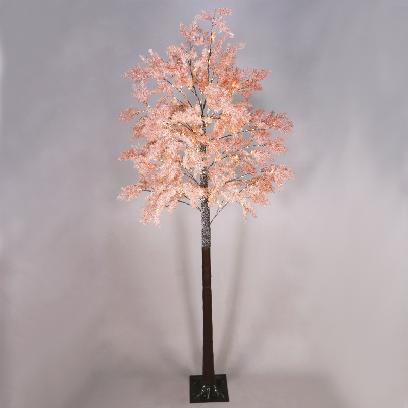 ACA LIGHTING CHRISTMAS X10160145 “SNOW FLOWER TREE” 160 WW LED LIGHTS ADAPT. (4,5V) IP44 H:240CM BASE: 26x26CM 3M LEAD CABLE