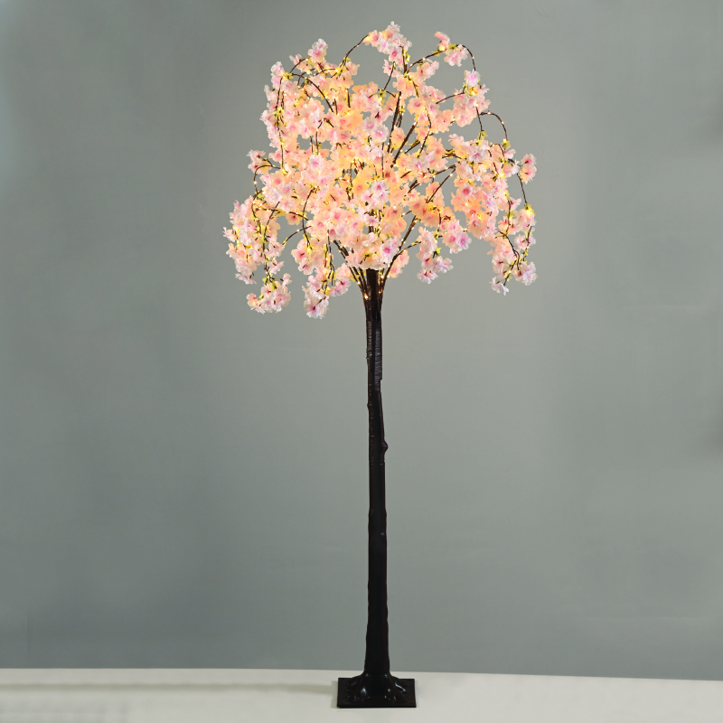 ACA LIGHTING CHRISTMAS X104001448 CHERRY BLOSSOM TREE 400 WW LED ADAPΤ:4,5V IP44 H:180cm BASE:21x21cm 5m LEAD CABLE