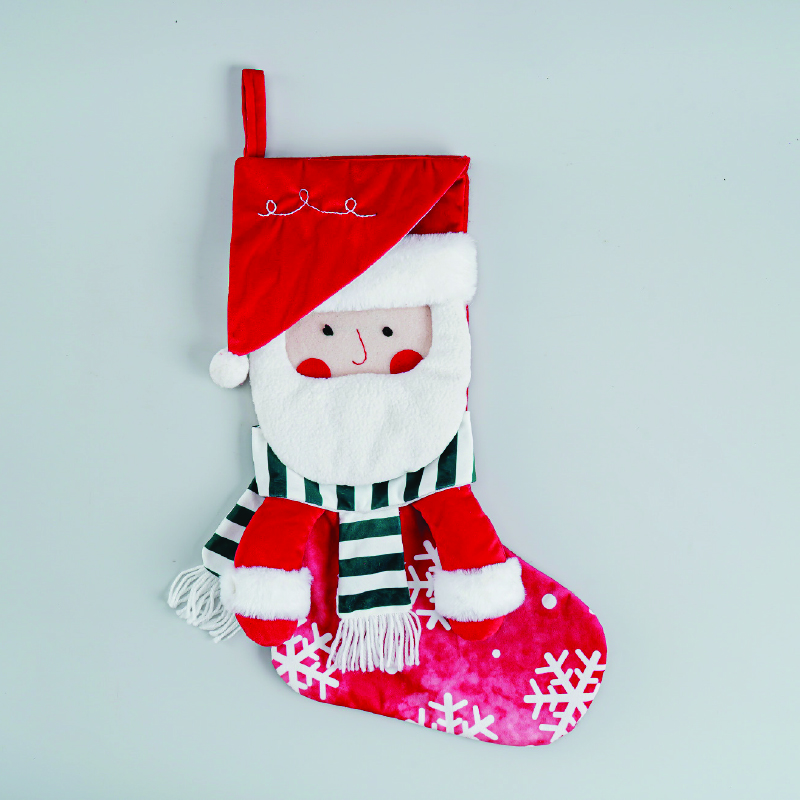 ACA LIGHTING CHRISTMAS X124812 CHRISTMAS STOCKING (GRANDFATHER) 33*5*48cm