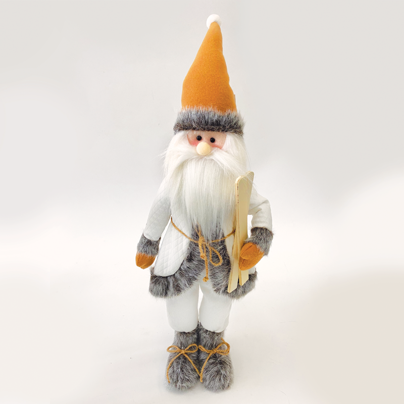 ACA LIGHTING CHRISTMAS X125009 DECO FABRIC SANTA CLAUS 50CM