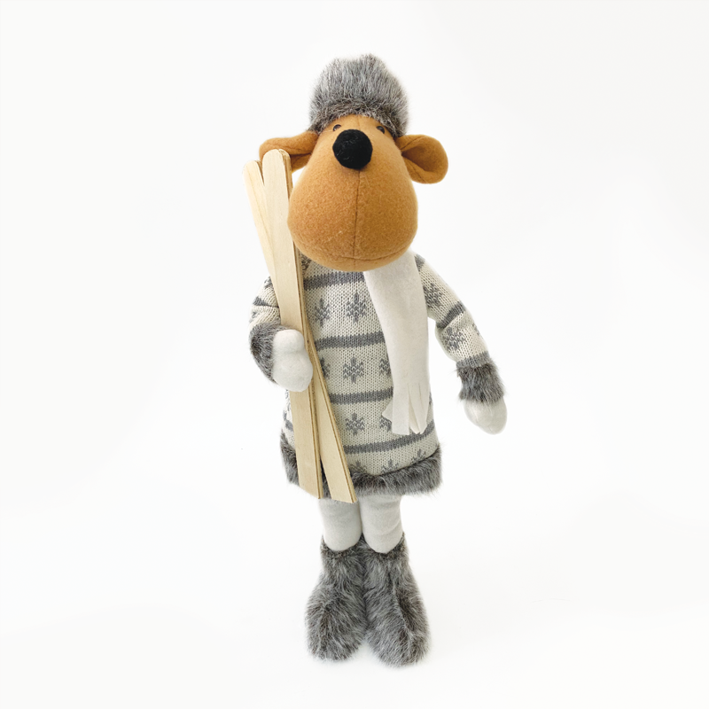 ACA LIGHTING CHRISTMAS X125010 DECO FABRIC DEER 50CM