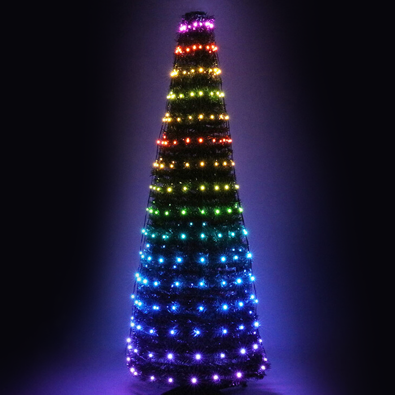 ACA LIGHTING CHRISTMAS X132163424 216 LED OCTOPUS 12 LINES*18 LEDS MULTICOLOR ADAPT 31VDC & REMOTE (BATT 1*CR2032 NOT INCL) IP44 H:180cm 5m LEAD CABLE