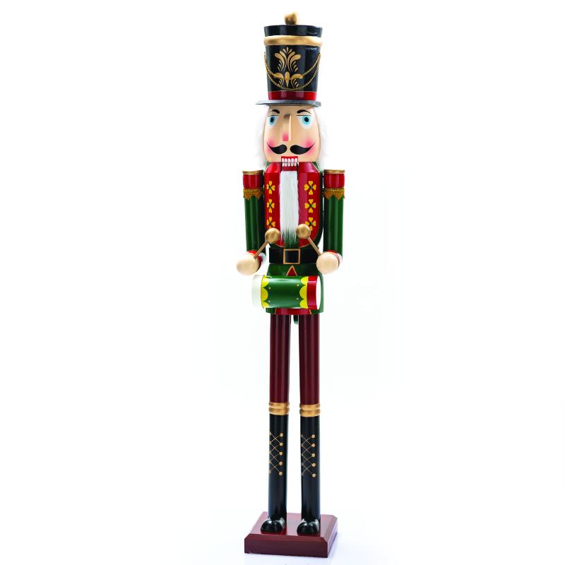 ACA LIGHTING CHRISTMAS X1418008 NUTCRACKER SOLDIER WITH DRUM H180cm