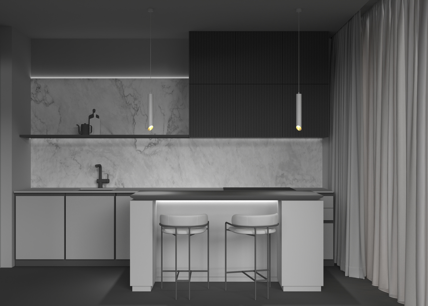 MAYTONI Pendant lamp Lipari P044PL-01-30GU10-W