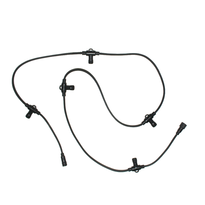 ACA LIGHTING CHRISTMAS XCONR5OUT CABLE CONNECTOR FOR MOTIF 2-WIRE ROPE LIGHT (1 TO 5), IP44, 2.5m