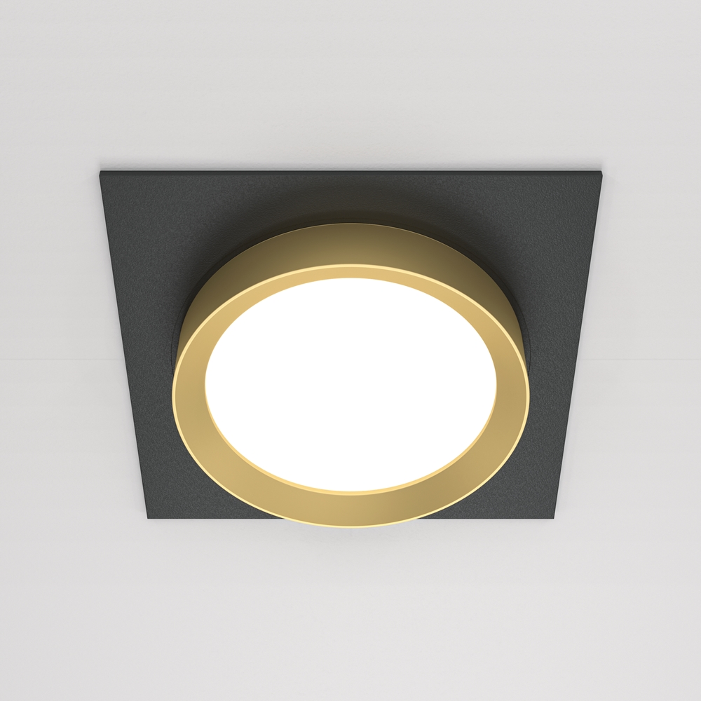 MAYTONI Downlight Hoop DL086-GX53-SQ-BG